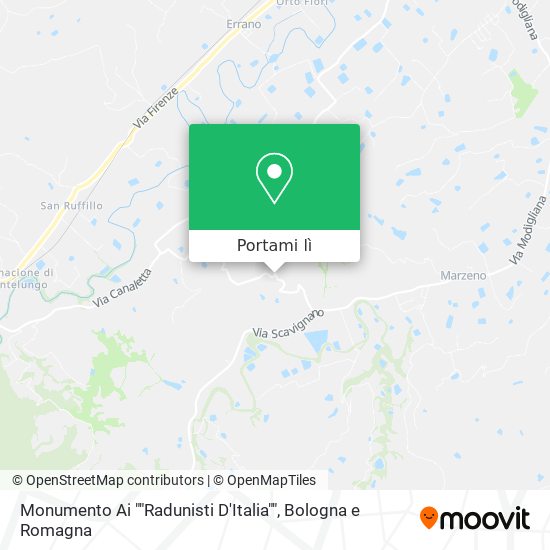 Mappa Monumento Ai ""Radunisti D'Italia""