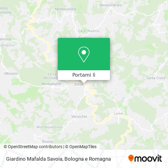 Mappa Giardino Mafalda Savoia