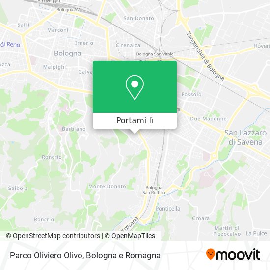 Mappa Parco Oliviero Olivo