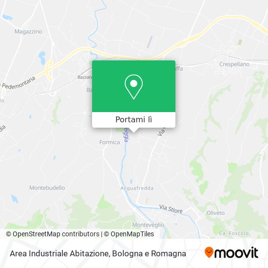 Mappa Area Industriale Abitazione