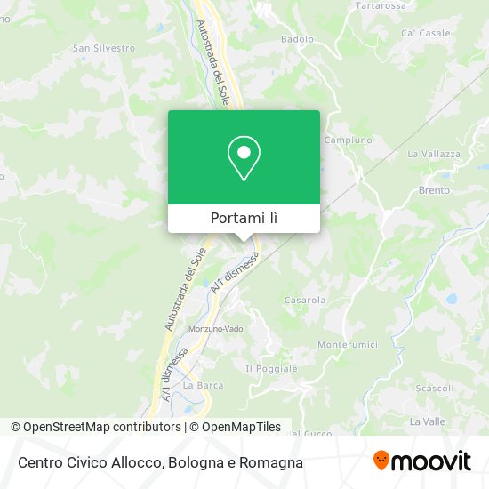 Mappa Centro Civico Allocco