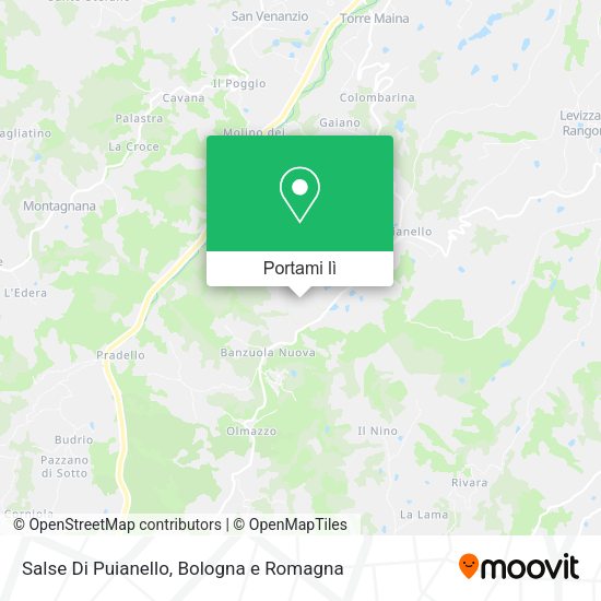 Mappa Salse Di Puianello