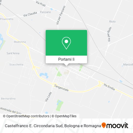 Mappa Castelfranco E. Circondaria Sud