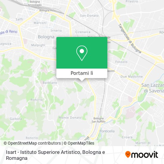 Mappa Isart - Istituto Superiore Artistico