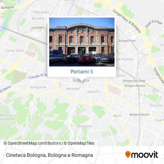 Mappa Cineteca Bologna