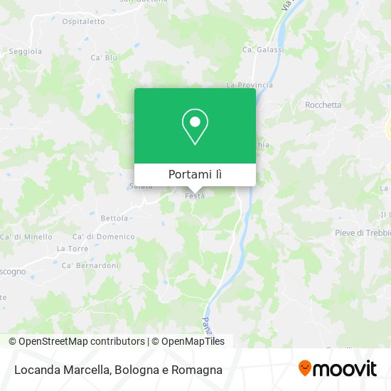 Mappa Locanda Marcella