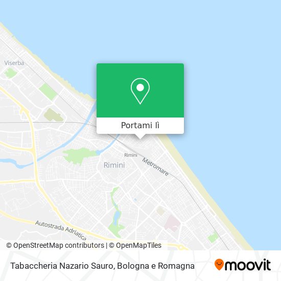 Mappa Tabaccheria Nazario Sauro