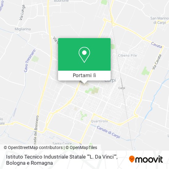 Mappa Istituto Tecnico Industriale Statale ""L. Da Vinci""