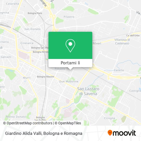 Mappa Giardino Alida Valli