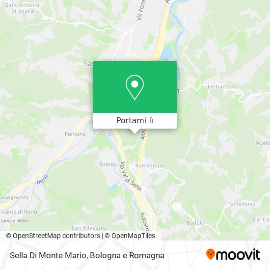 Mappa Sella Di Monte Mario
