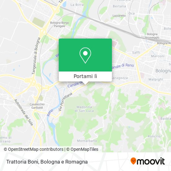 Mappa Trattoria Boni