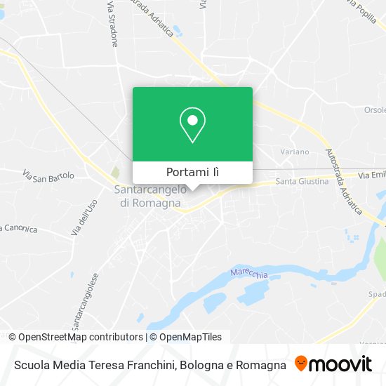 Mappa Scuola Media Teresa Franchini