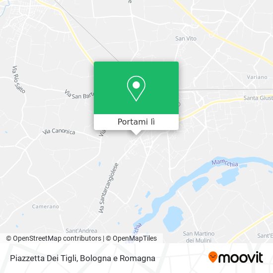 Mappa Piazzetta Dei Tigli
