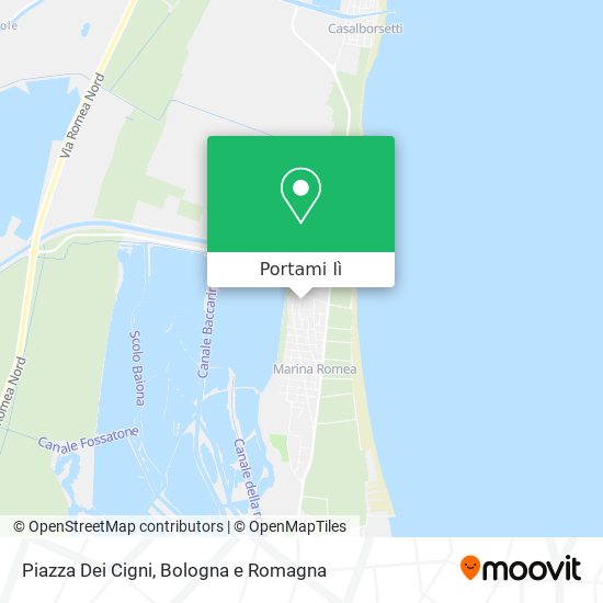 Mappa Piazza Dei Cigni