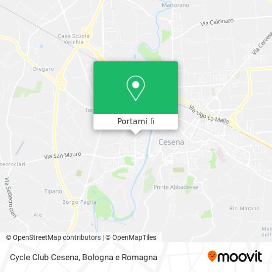 Mappa Cycle Club Cesena
