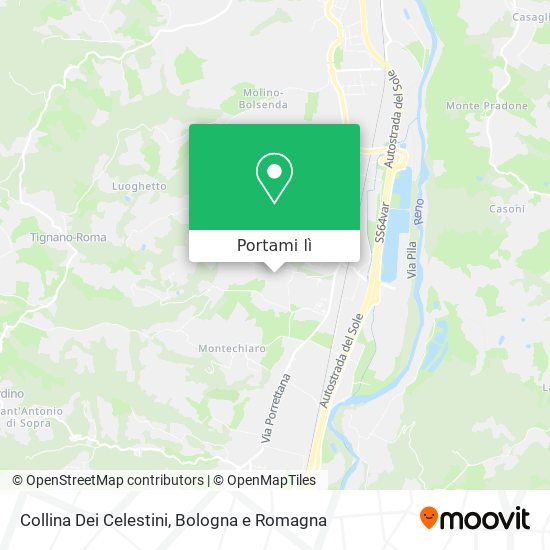 Mappa Collina Dei Celestini