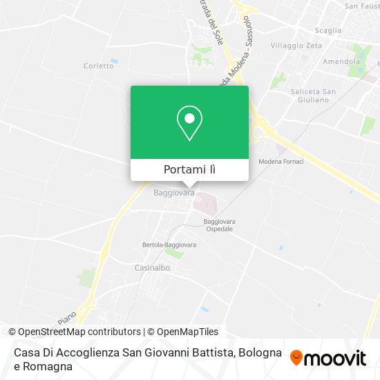Mappa Casa Di Accoglienza San Giovanni Battista