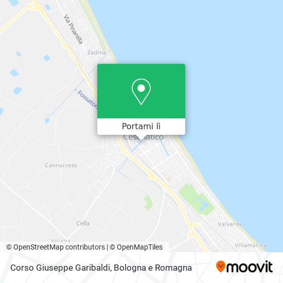 Mappa Corso Giuseppe Garibaldi