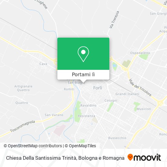 Mappa Chiesa Della Santissima Trinità
