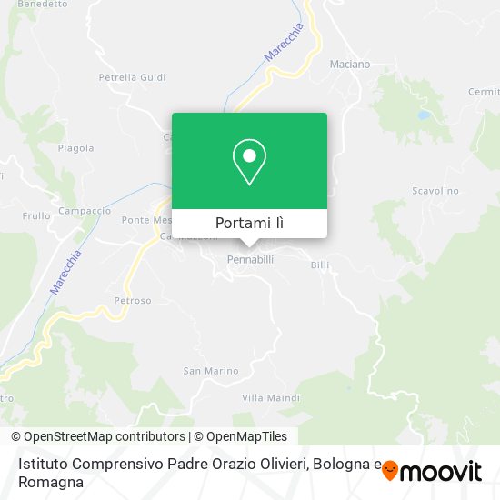 Mappa Istituto Comprensivo Padre Orazio Olivieri