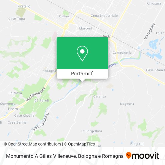 Mappa Monumento A Gilles Villeneuve
