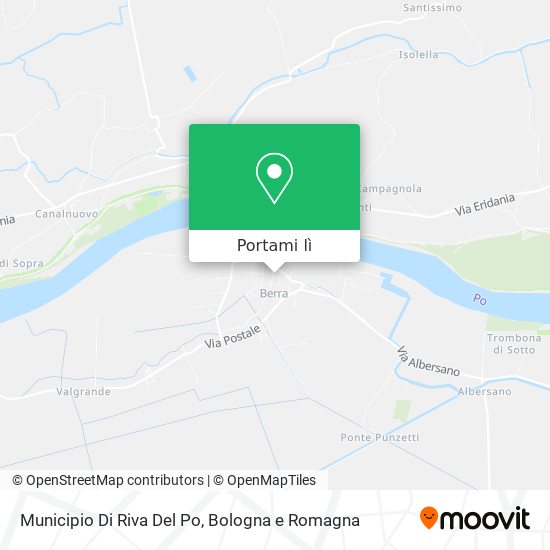 Mappa Municipio Di Riva Del Po