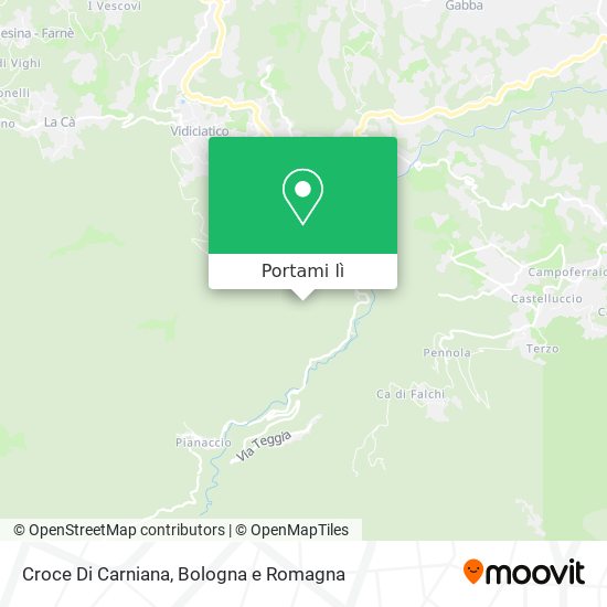 Mappa Croce Di Carniana