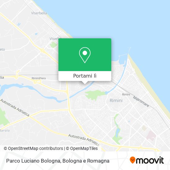 Mappa Parco Luciano Bologna