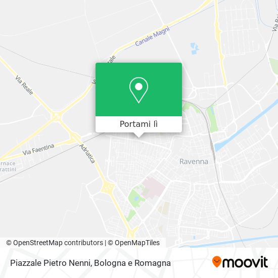 Mappa Piazzale Pietro Nenni