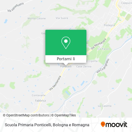 Mappa Scuola Primaria Ponticelli