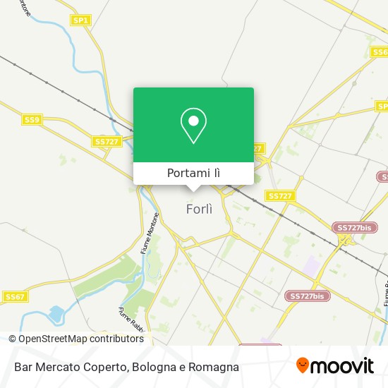 Mappa Bar Mercato Coperto