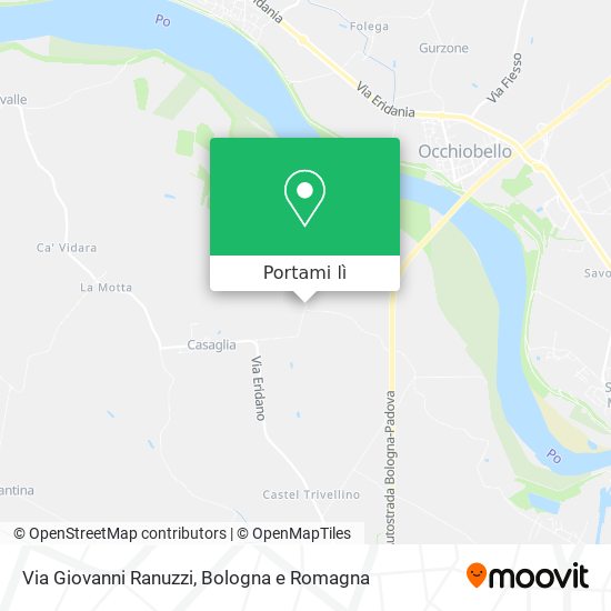 Mappa Via Giovanni Ranuzzi