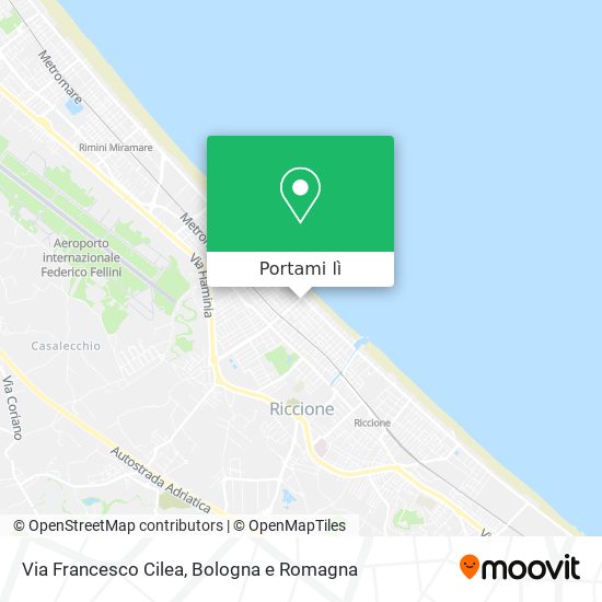 Mappa Via Francesco Cilea