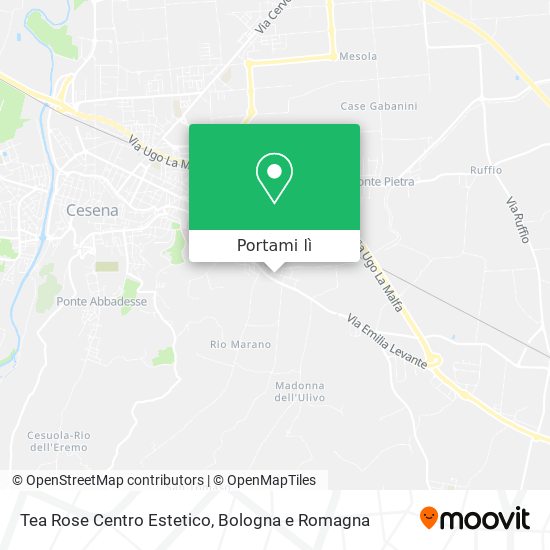 Mappa Tea Rose Centro Estetico