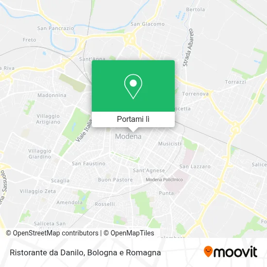 Mappa Ristorante da Danilo