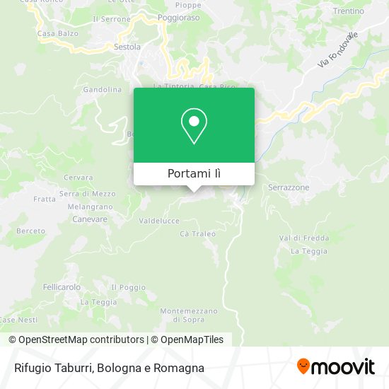 Mappa Rifugio Taburri