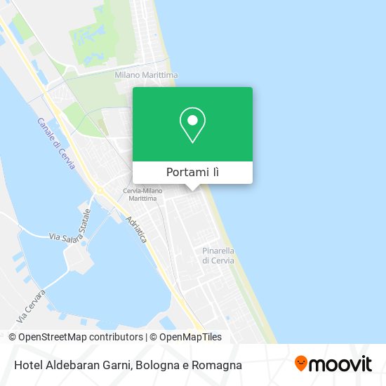 Mappa Hotel Aldebaran Garni