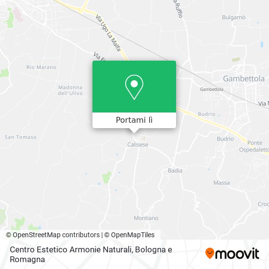 Mappa Centro Estetico Armonie Naturali