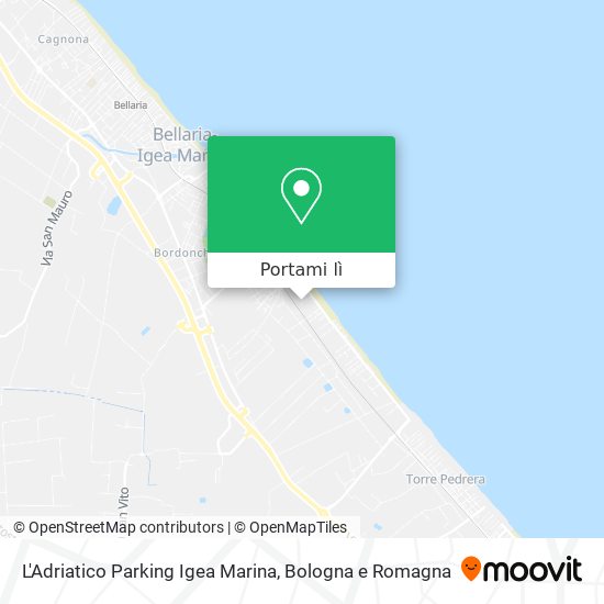 Mappa L'Adriatico Parking Igea Marina