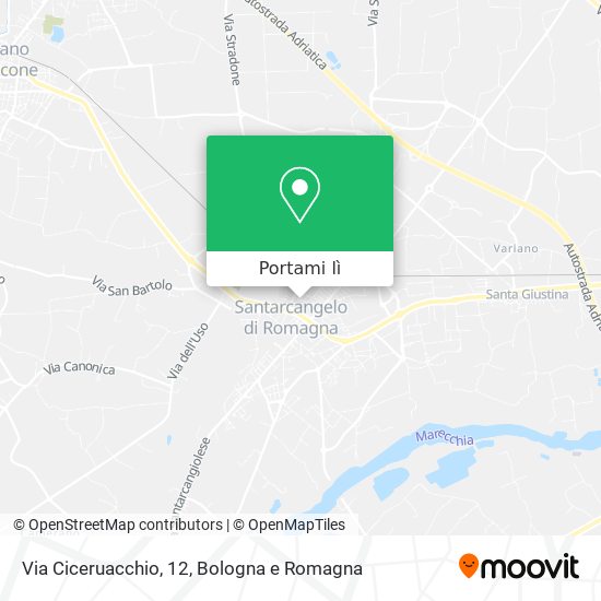 Mappa Via Ciceruacchio, 12