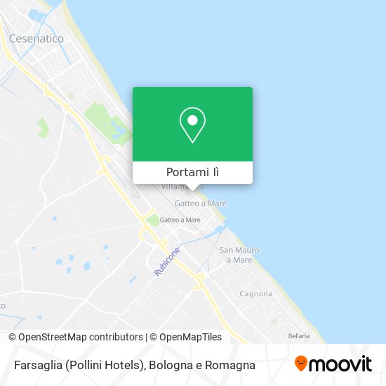 Mappa Farsaglia (Pollini Hotels)