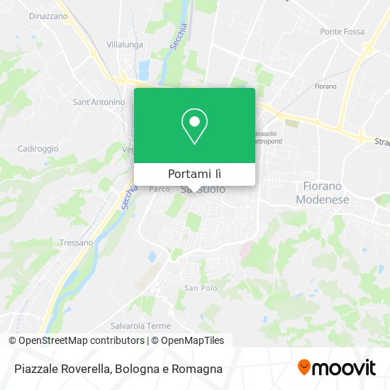 Mappa Piazzale Roverella