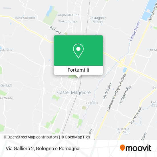 Mappa Via Galliera  2