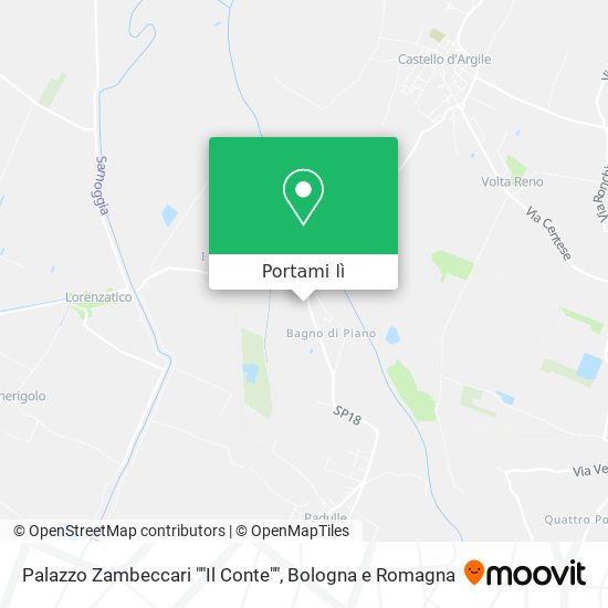 Mappa Palazzo Zambeccari ""Il Conte""