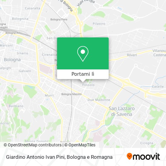 Mappa Giardino Antonio Ivan Pini