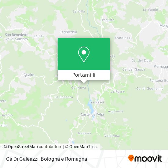 Mappa Cà Di Galeazzi