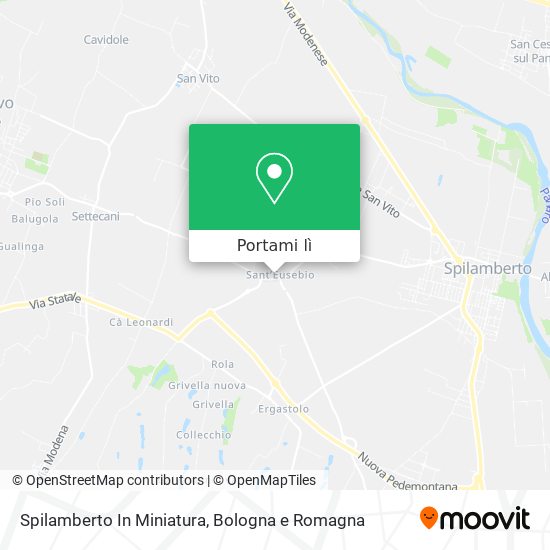 Mappa Spilamberto In Miniatura