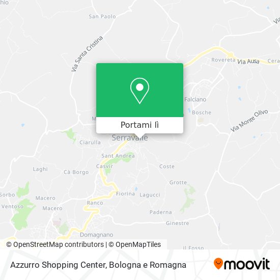 Mappa Azzurro Shopping Center
