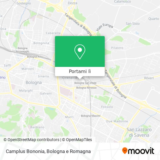 Mappa Camplus Bononia