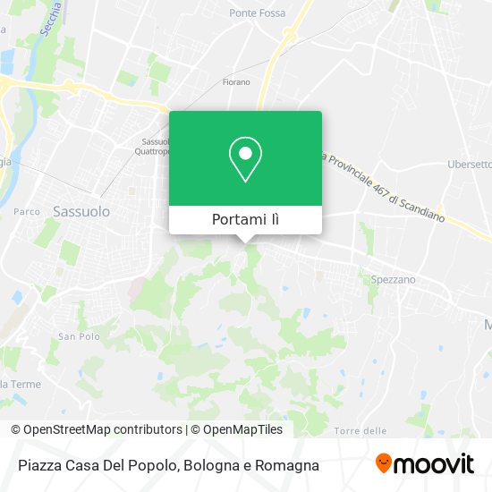 Mappa Piazza Casa Del Popolo